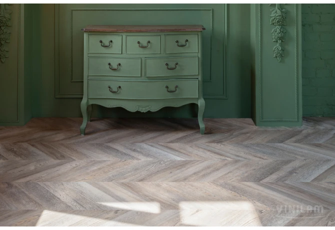 SPC ламинат Шеврон Шампань (1293*305*8,5 мм) — купить в Уфе