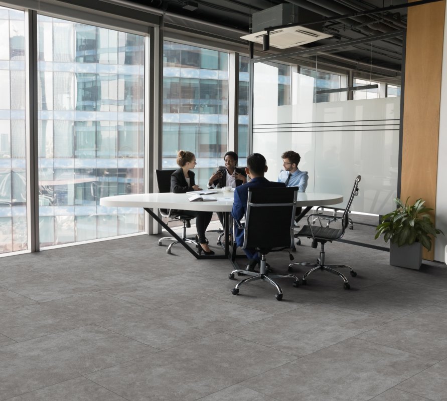 Кварцвинил  "Juteks" Beton 8521 (900*600*2,5 мм) — купить в Уфе