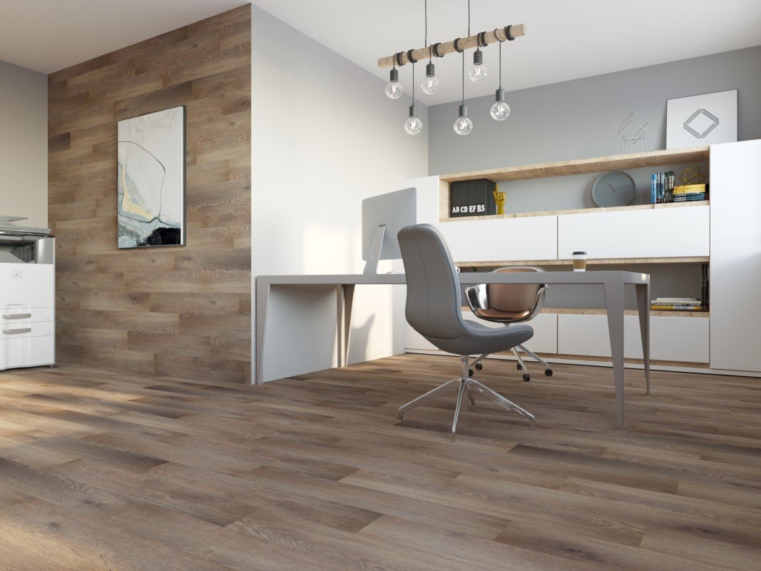 Замковая ПВХ плитка "Art Tile" Дуб Террас (920*150*4 мм) — купить в Уфе