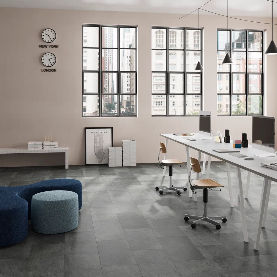 SPC ламинат "Invictus" Groovy Granite Steel (603*298*6мм) — купить в Уфе