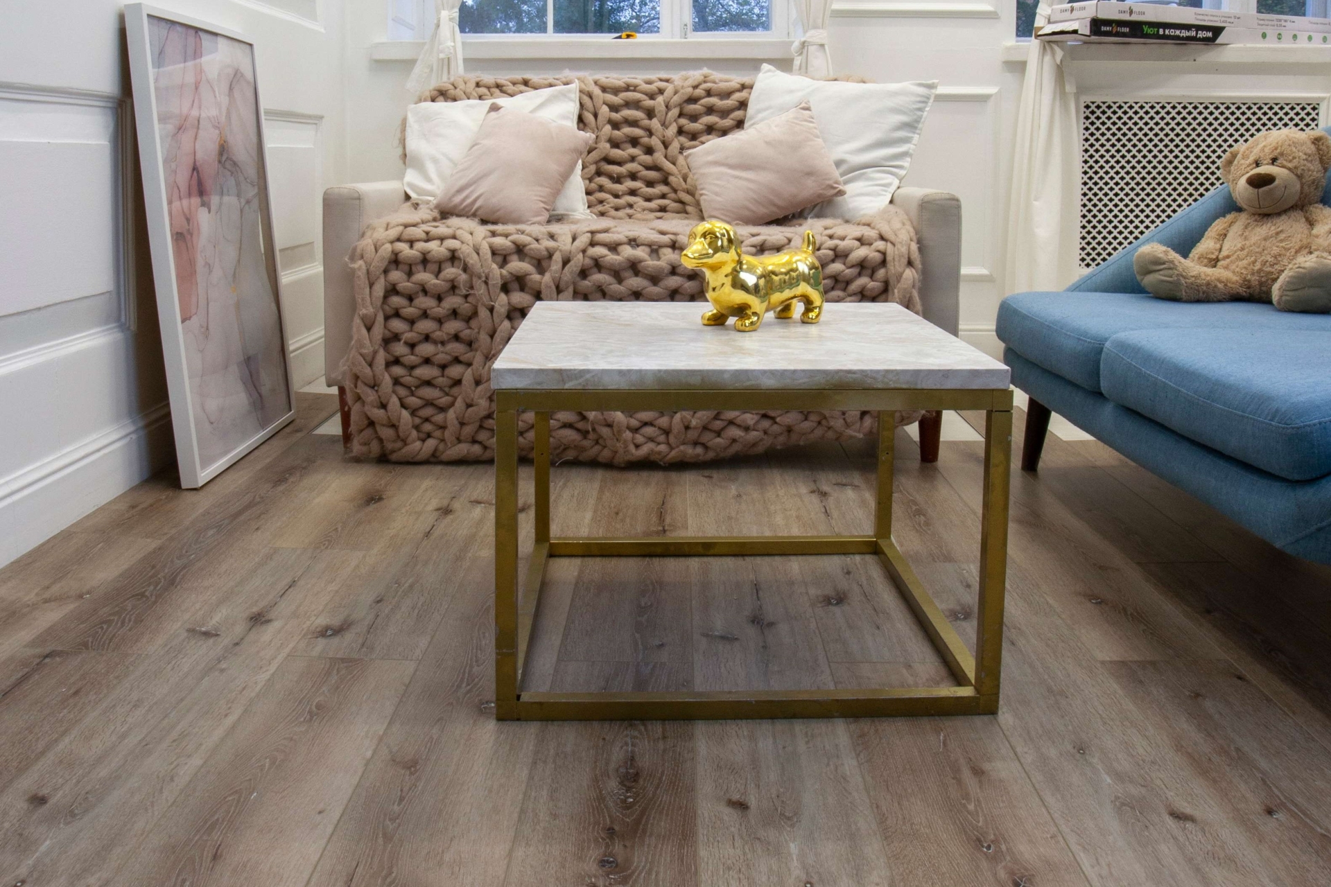 Усовершенствованная кварц-виниловая плитка «Damy Floor» Дуб Лофт (1227*187*2,5 мм) — купить в Уфе