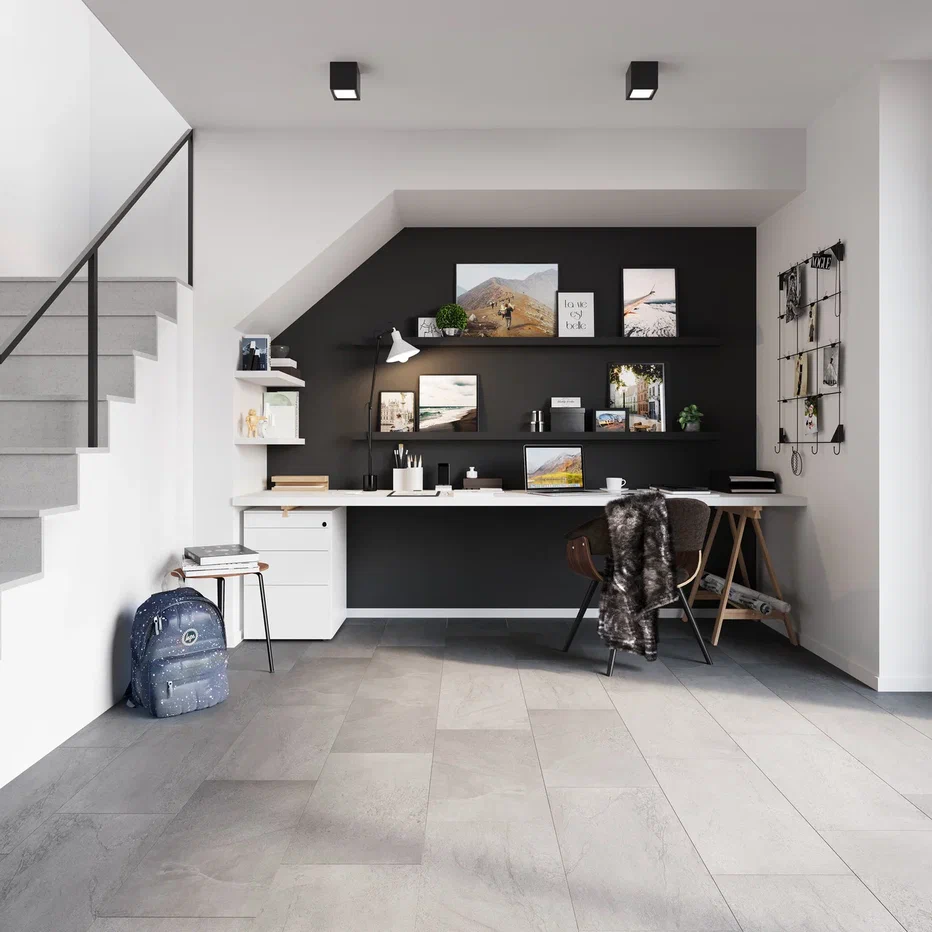 SPC ламинат "Invictus" Groovy Granite Steel (603*298*6мм) — купить в Уфе