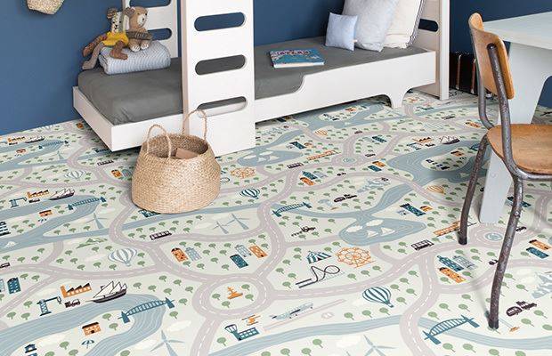 Линолеум бытовой "IVC" Neo Karta 82 (3м) — купить в Уфе