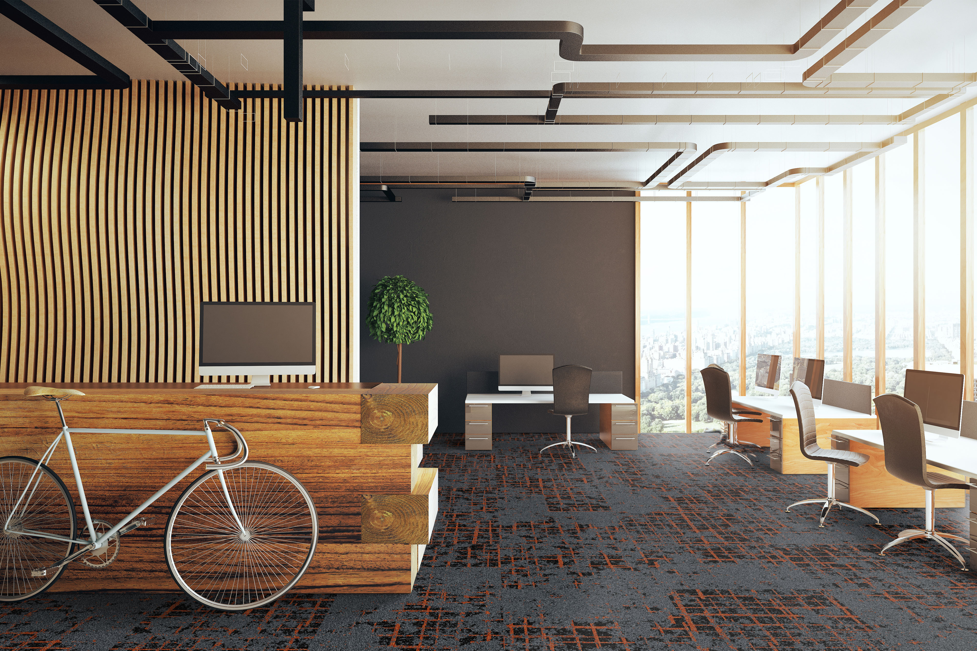 Ковровая плитка Macro Tile 91 (500*500*5 мм) — купить в Уфе