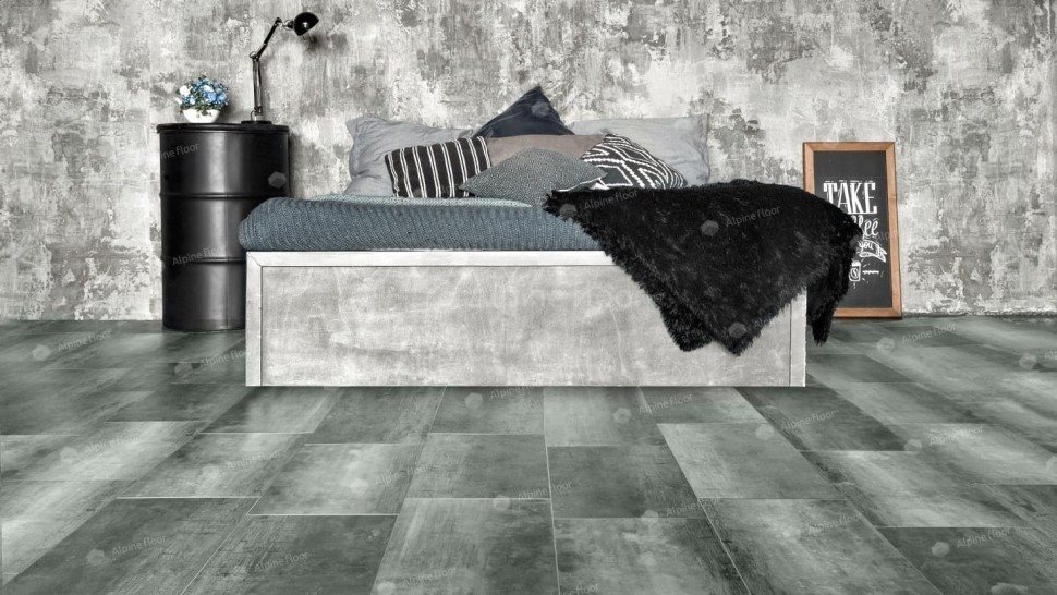Виниловая плитка "Alpine Floor" Light Stone Корнуолл (608*303*2,5 мм) — купить в Уфе