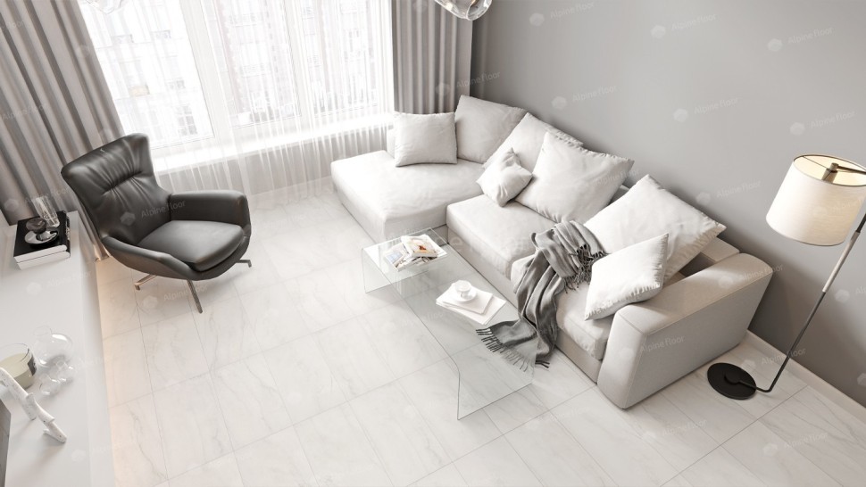 Виниловая плитка "Alpine Floor" Light Stone Брайс (608*303*2,5 мм) — купить в Уфе