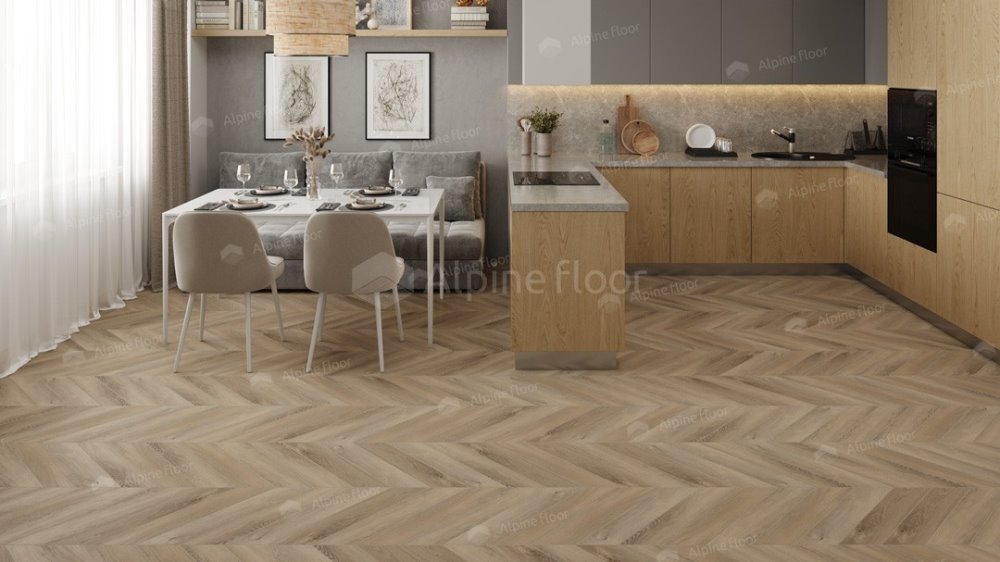 LVT плитка "Alpine Floor" Дуб Синистра (555*127*2,5 мм) — купить в Уфе