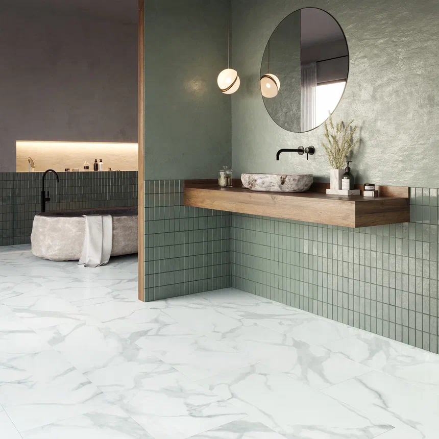 SPC ламинат "Invictus" Pure Marble Snow (907*450*4мм) — купить в Уфе