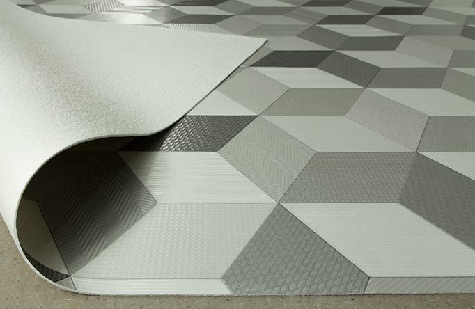 Линолеум бытовой "IVC" Bingo Cubes 83 (3м) — купить в Уфе