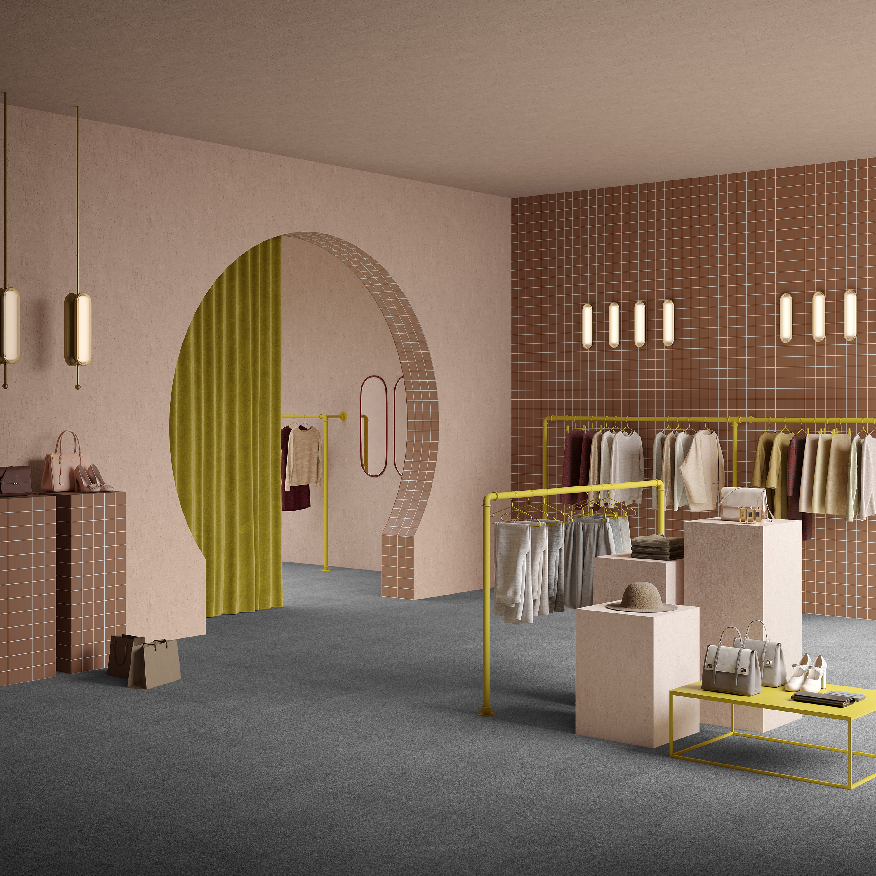 Ковровая плитка Mantra Tile 97 (500*500*6 мм) — купить в Уфе