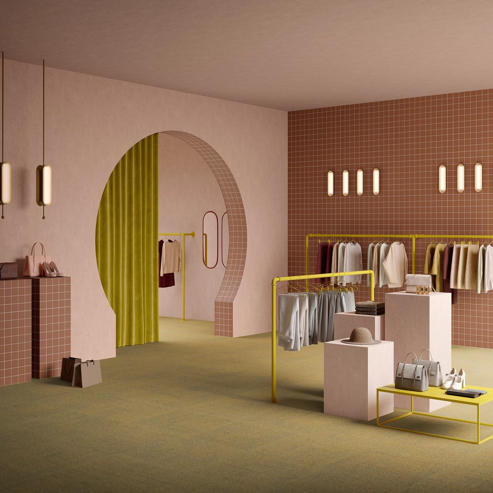 Ковровая плитка Mantra Tile 94 (500*500*6 мм) — купить в Уфе