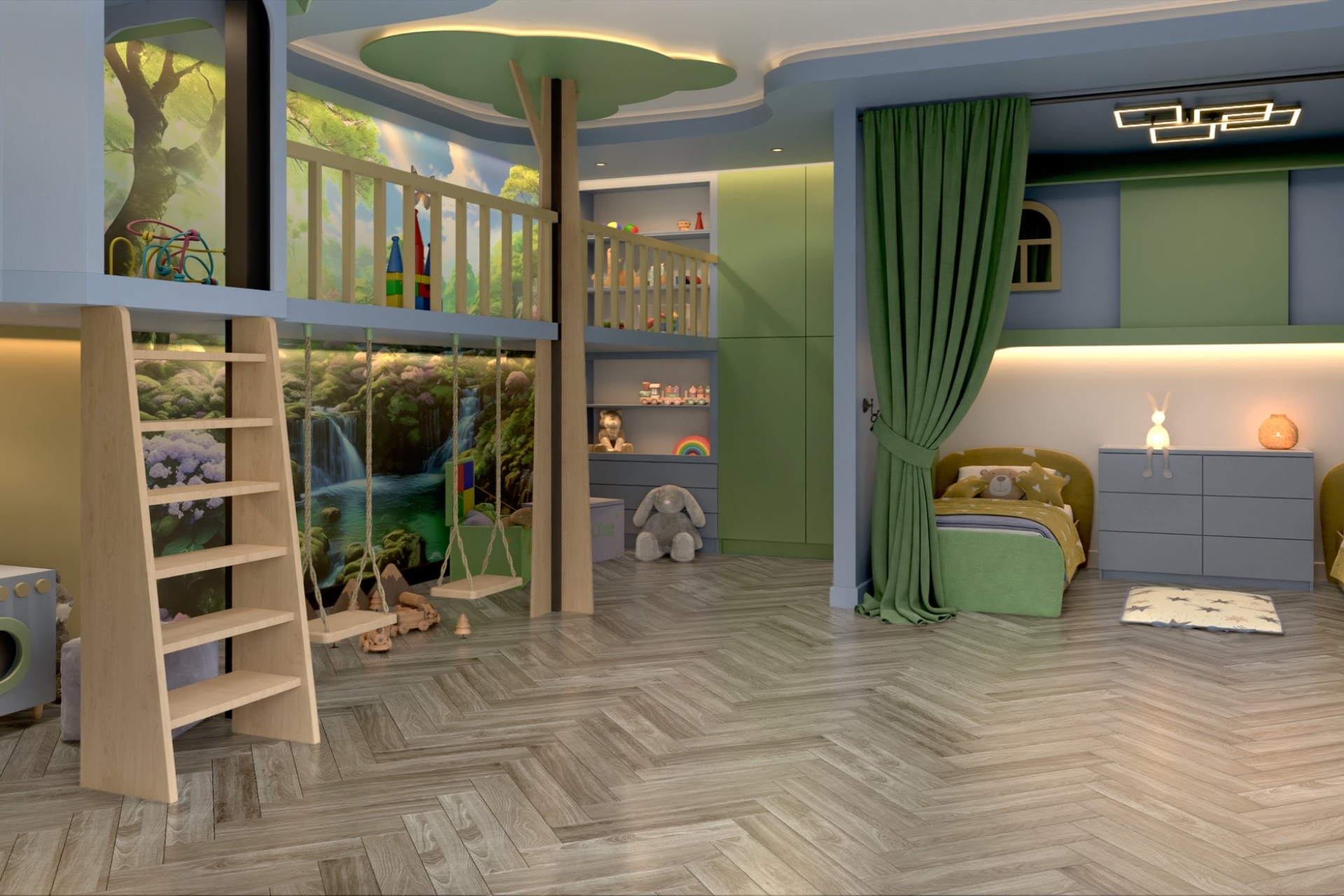 Инженерный паркет «Damy Floor» Скандинавский (укладка елочкой) — купить в Уфе