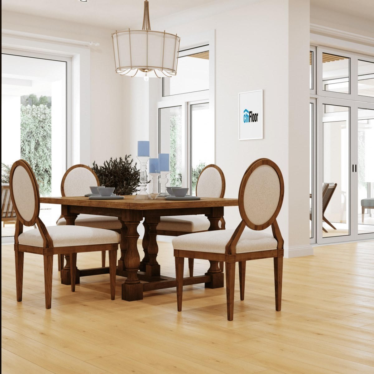 Виниловое напольное покрытие ScandiWood 09 Дуб Орегон (180*1220*5 мм) — купить в Уфе