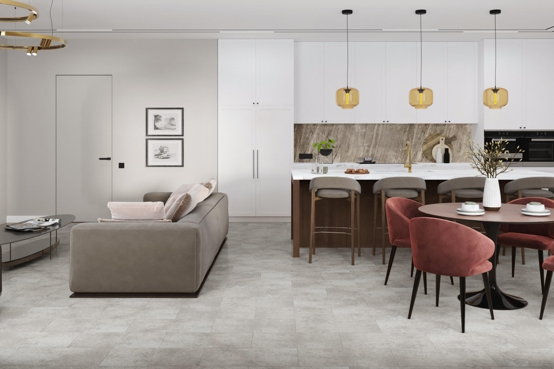 SPC плитка «Damy Floor» Фудзияма (610*305*5 мм) — купить в Уфе