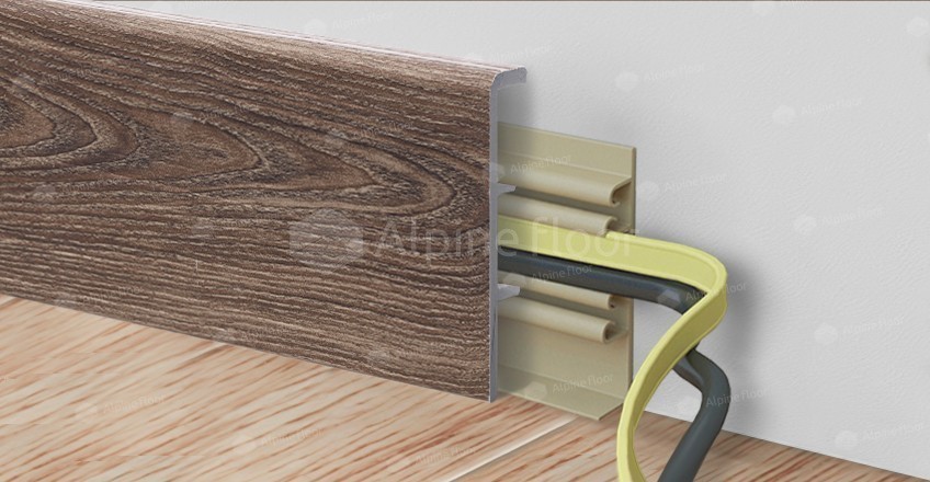 Напольный плинтус Rico Concept 80 Дуб фисташковый (2200*20*80 мм) — купить в Уфе