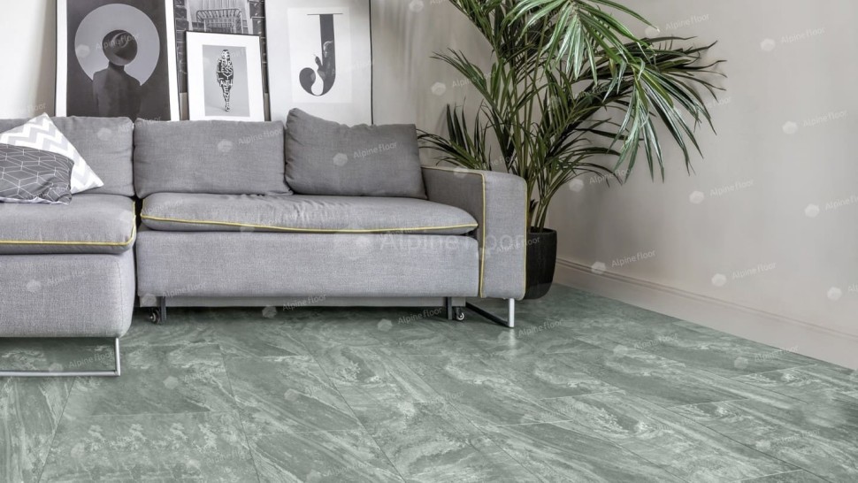 Виниловая плитка "Alpine Floor" Light Stone Хэмпшир (608*303*2,5 мм) — купить в Уфе