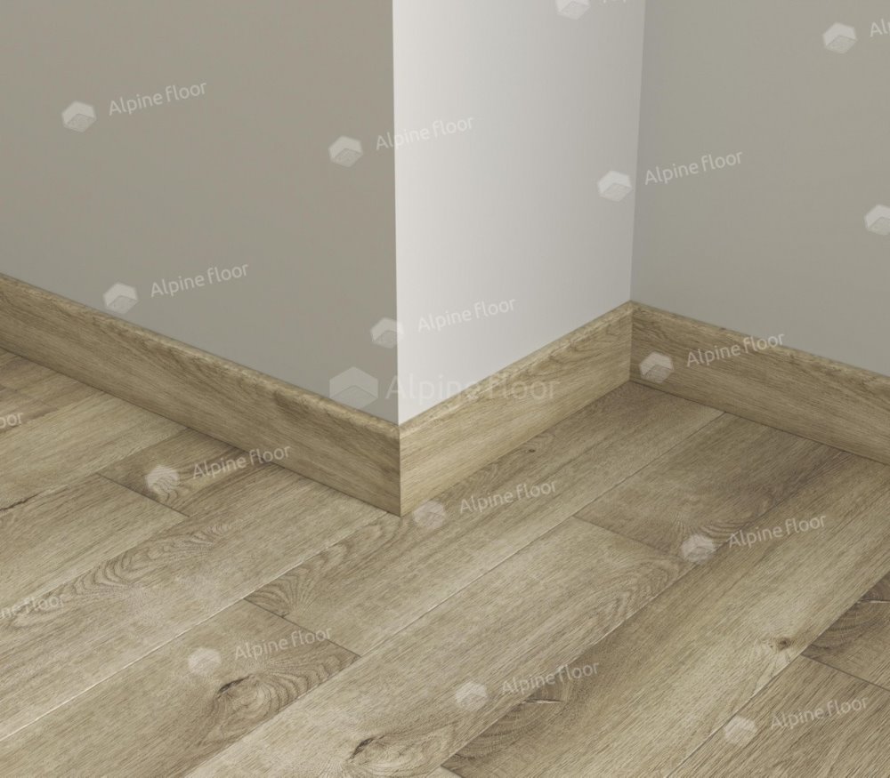 Напольный плинтус Parquet Light Дуб Натуральный Отбеленный SK 13-5 (2200*12,5*80 мм) — купить в Уфе