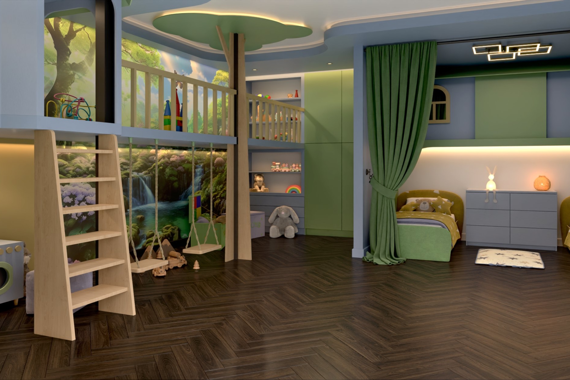 Инженерный паркет «Damy Floor» Каштановый (укладка елочкой) — купить в Уфе