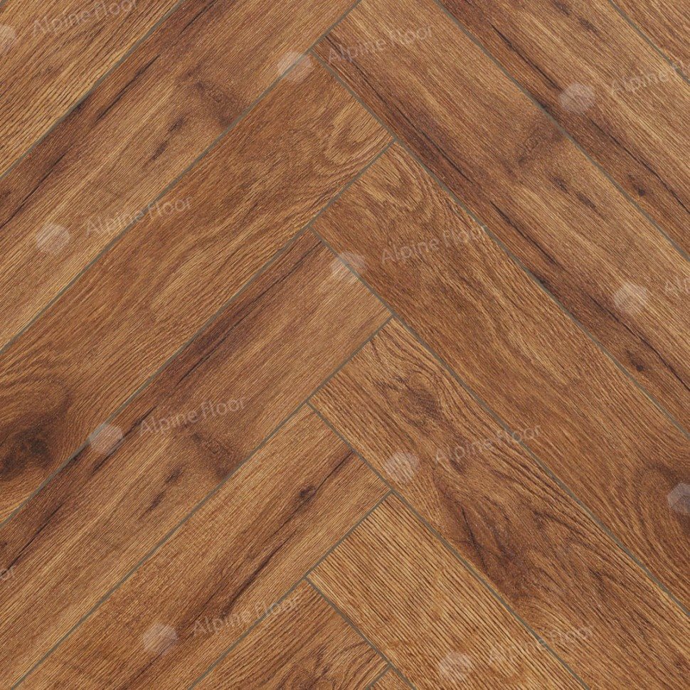 Ламинат "Alpine Floor" Herringbone 12 Дуб Умбрия (600*100*12 мм) — купить в Уфе