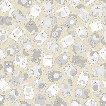 Линолеум бытовой "Синтерос" Комфорт Kitty 1 (2,5м) — фото и характеристики